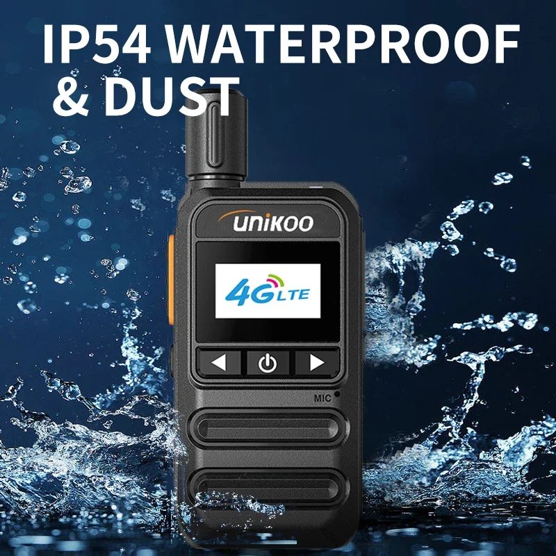 2PCS Unikoo PE188 POC Mini Portable Walkie Talkie Global 4G Type-C Long Range 5000 Kilometers Remote PPT Network Radio