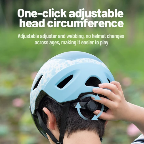 Imagen 2 del producto Eastinear-casco de bicicleta para niños con gafas magnéticas, ligero, transpirable, para deportes al aire libre, monopatín, mini casco