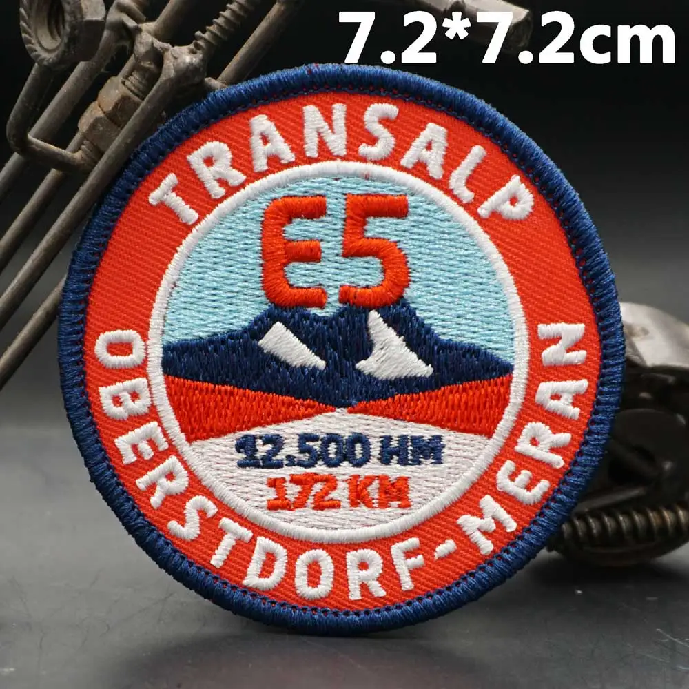 AA19-2,AA27-2  transalp dberstdorf-meran EMBROIDERY PATCH