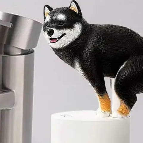 

Automatic Soap Dispenser Funny Shiba Inu Touchless Soap Dispenser Smart Electric Foam Soap Dispenser for Home Bathrooms