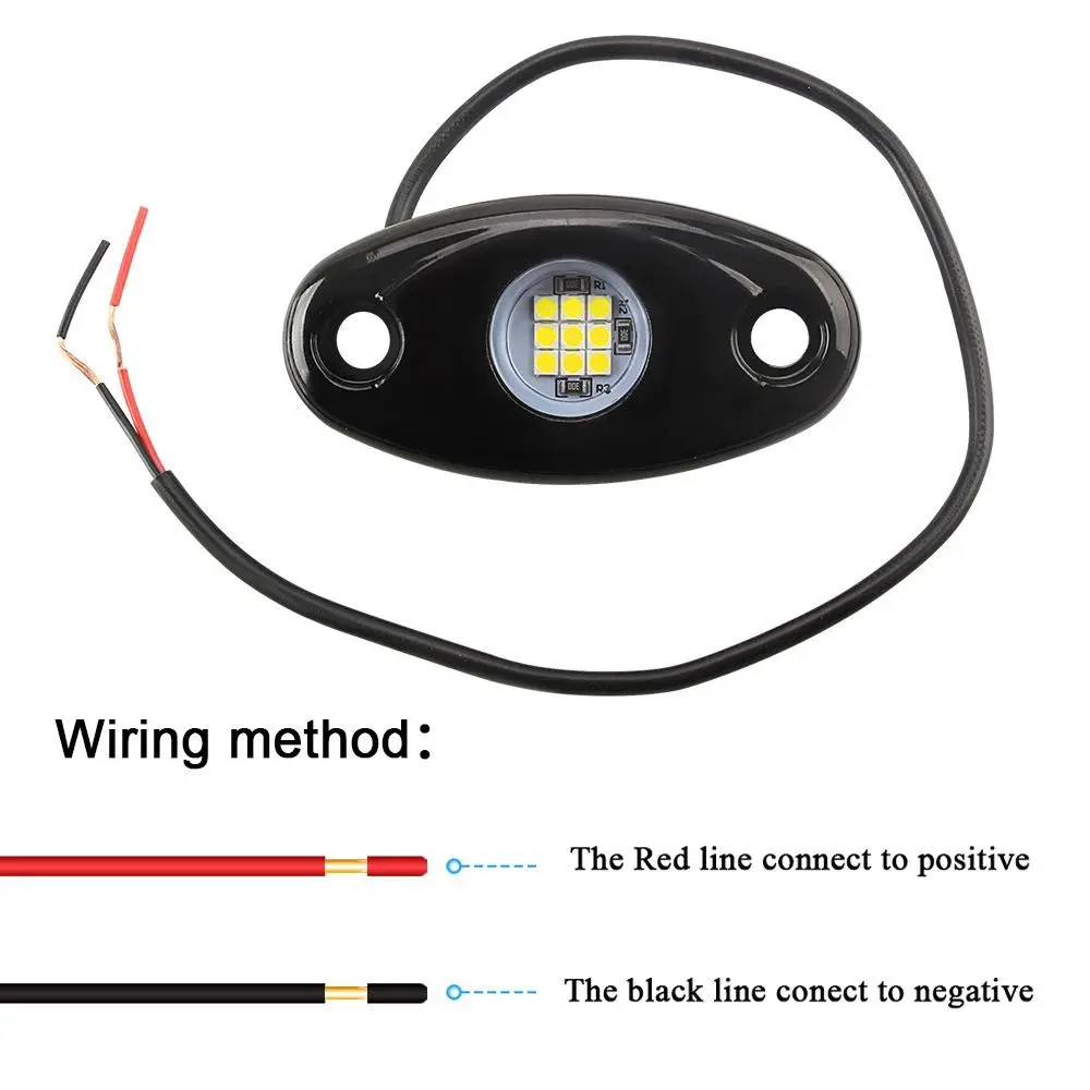 سيارة جميع التضاريس هيكل السيارة ضوء الهيكل ضوء لون واحد سيارة تحت الجسم LED ضوء تحت الجسم LED لسيارة جيب #2