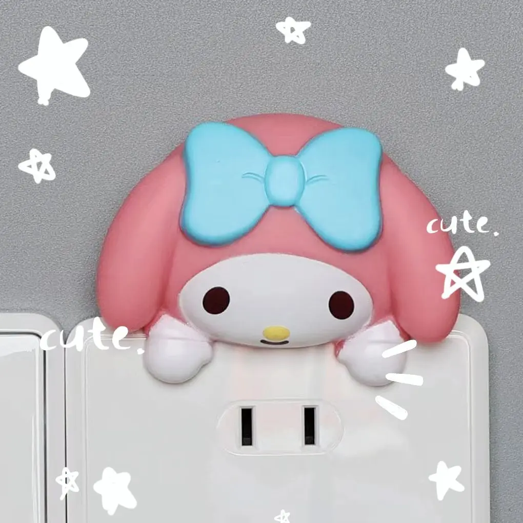 

Kawaii Sanrio Mymelody Hello Kitty Stickers Cartoon Cute Wall Stickers Decoration Stickers Protective Accessories Girl Gift Toys