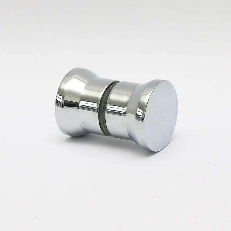 2 قطعة مقبض باب زجاجي للاستحمام، مقبض أبواب الدش المنزلق، أجهزة سحب جانب واحد لإكسسوارات الحمام #6