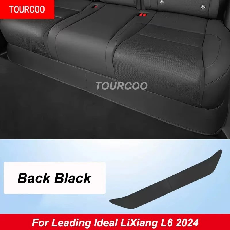 

For Li Auto Leading Ideal LiXiang L6 max 2024 Under The Rear Seats Anti kick pad Leather Protective pad Interior Accessories