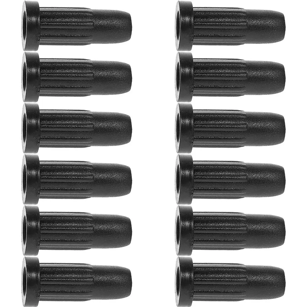 12pcs Chair Wheel Stopper Cover For Computer Desk Swivel Chair Casters Mute Floor Protector Stool Ring Mounting Stem