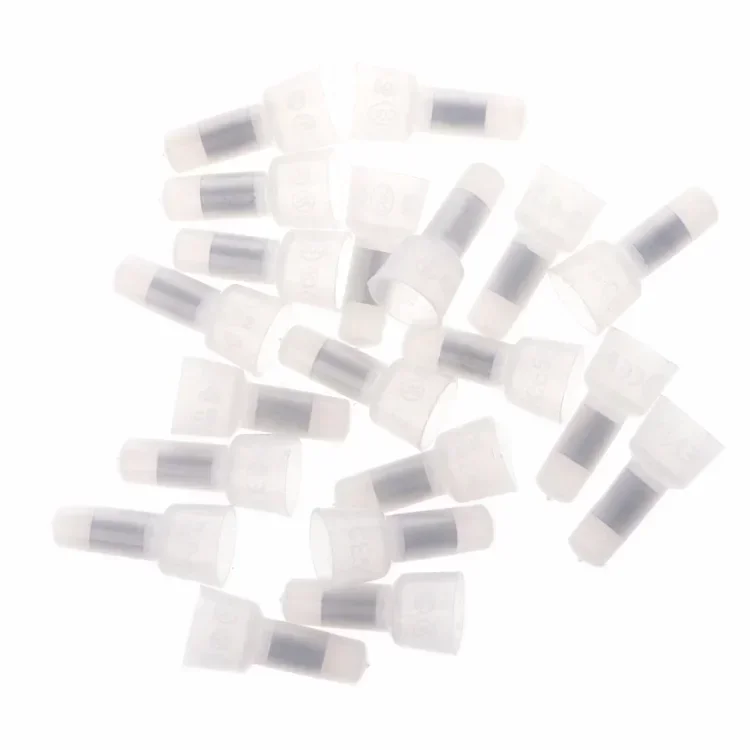 50/100pcs CE Type Wire Terminal CE-1 CE-2 CE-5 CE-8 Pressure Line Nylon66 Closed End Caps Connector Car Audio Cable Crimp Splice