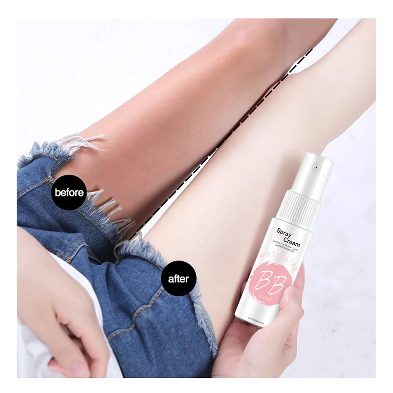 Spray Liquid Foundation Concealer Brighten Whitening Moisturizing BB Cream Base Face Foundation Makeup Skin Care