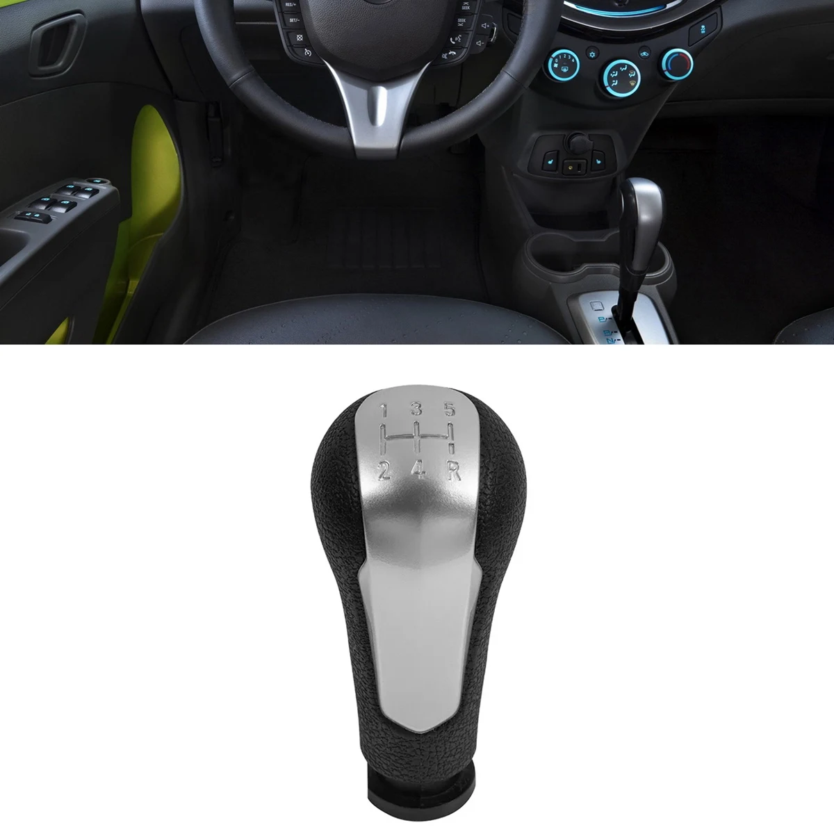 

5 Speed Gear Shift Knob Lever Shifter Handle Stick For Spark 2011-2016