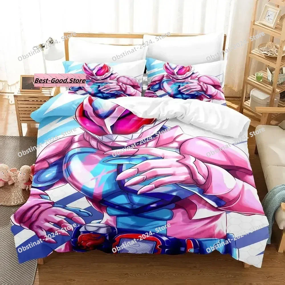 Kamen Rider REVICE 3D Printing Comforter Bedding Set,Duvet Cover Bed Set Quilt Cover Pillowcase,King Queen Size Bedding Set Kid