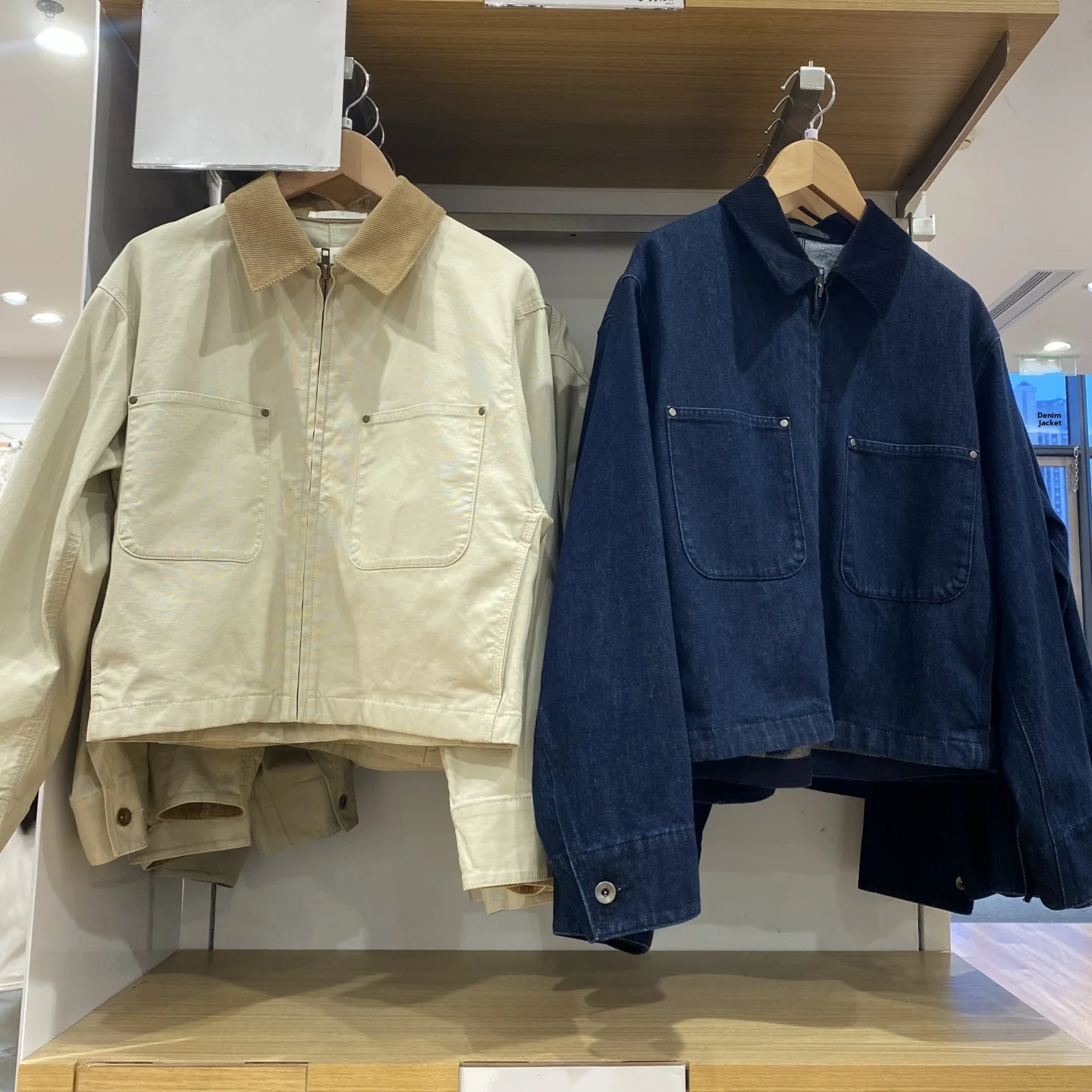 

Casual Zipper ort Jaet Women's Faionable Collar Versatile Workwear Top R479208 Straight Cotton Elastic Fiber Polyester