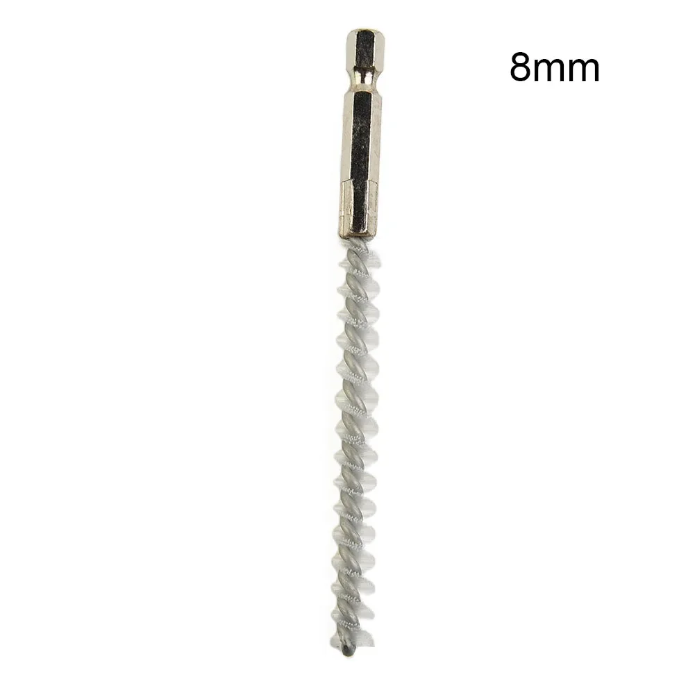 Precision Wire Brush For Tube Machinery Cleaning Fine Nylon Bristles 819mm Length White Color Power Drill Compatible