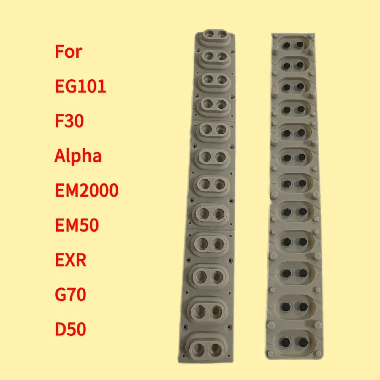 Apply To Roland EG101 / F30 / Alpha / EM2000 / EM50 / EXR / G70 / D50 Rubber Repairment (12keys)