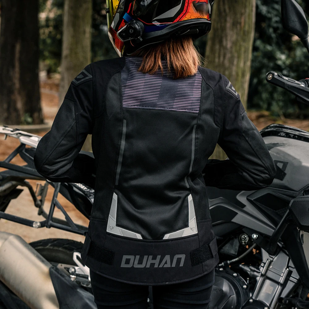 Motorcycle Jacket Wear Resistant Windproof  Women's Motorcycle Jacket for Summer Mesh Breathable Racing Jacket