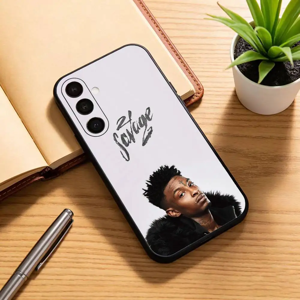 21 S-Savage Poster Telefoonhoesje voor Samsung Galaxy A20,21s,22,31,32,52,53,72,73,80,91 Zachte zwarte schaal