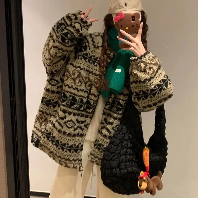 

Куртка из овечьей шерсти, женская и женская с мехом, вискоза на шнурке, модная, для бега, для йоги, вентилируемая, гибкая, эластичная, для соревнований по движению для девочек