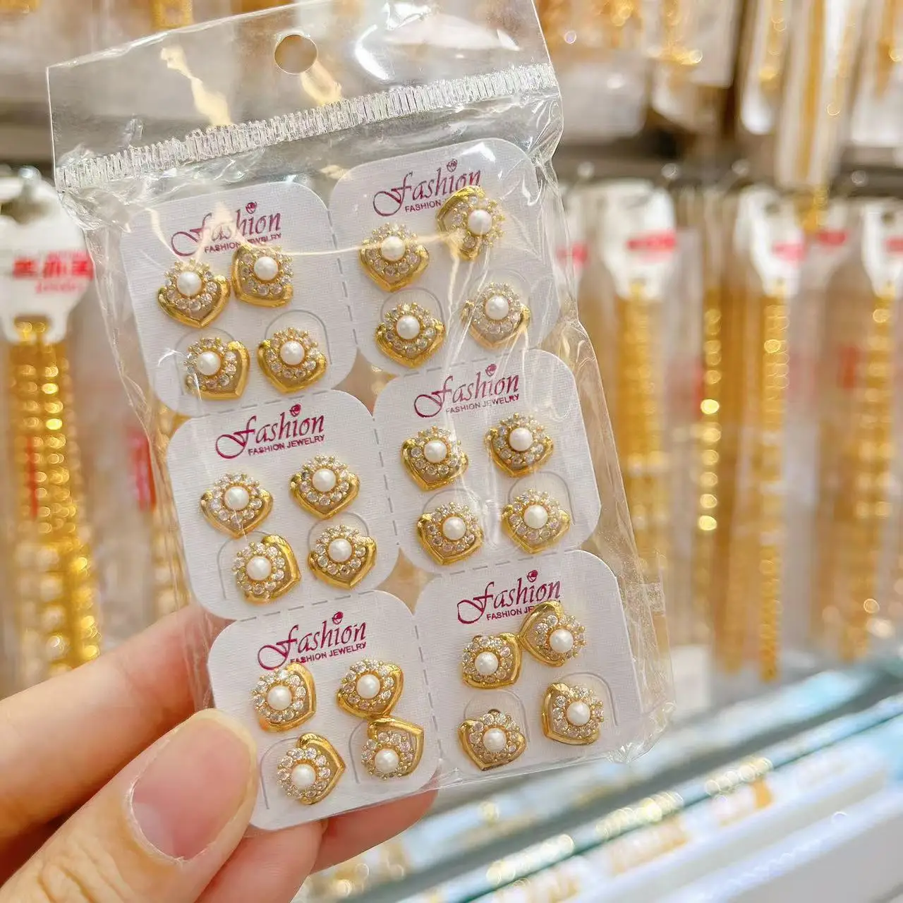 

12 пар серег-гвоздиков, жемчужные серьги с квадратным сердцем, инкрустированным бриллиантами, женские модные ювелирные аксессуары для подарка на день рождения