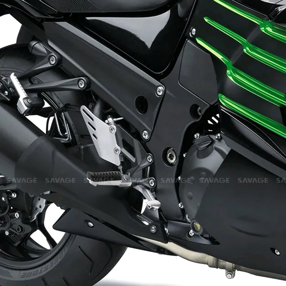 カワサキニンジャ250 400 650 1000 versys z1000sx z750 er6f zx6r zx12rフットレストフットペグモーターサイクルラバーペダル用パッド