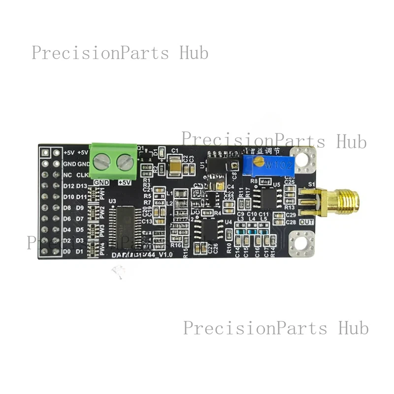 AD9744 module 14-bit high-speed DAC digital-to-analog converter waveform generator module with 210M parallel sampling rate