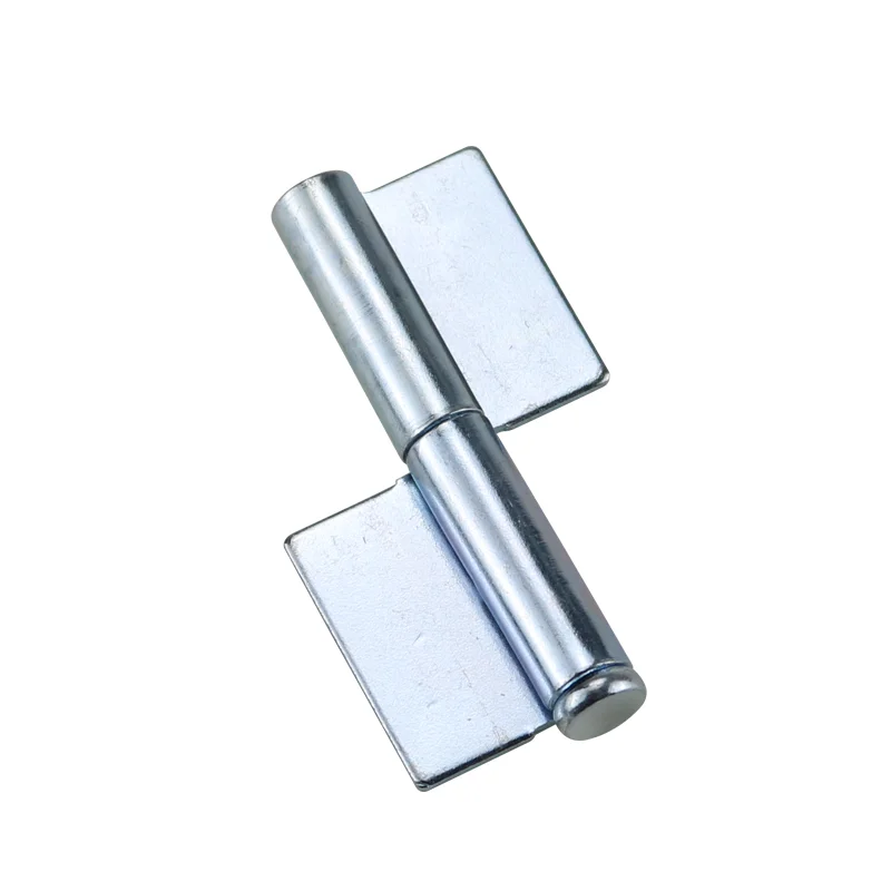 Detachable Non Hole Weld On Hinge For Industrial Machinery Equipment Cabinet Door Concealed Flag Hinge