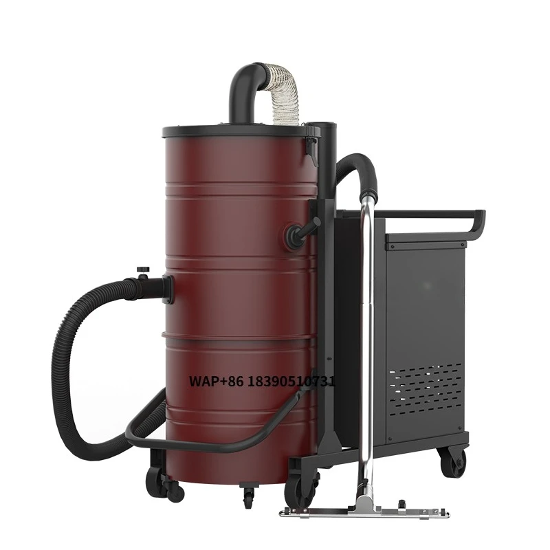 7500 واط 100L معدات تنظيف المستودعات التنظيف الرطب والجاف مكنسة كهربائية صناعية