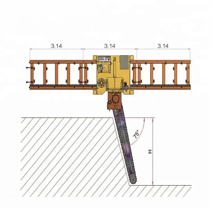 Machine de découpe de marbre, scie à chaîne CS2500