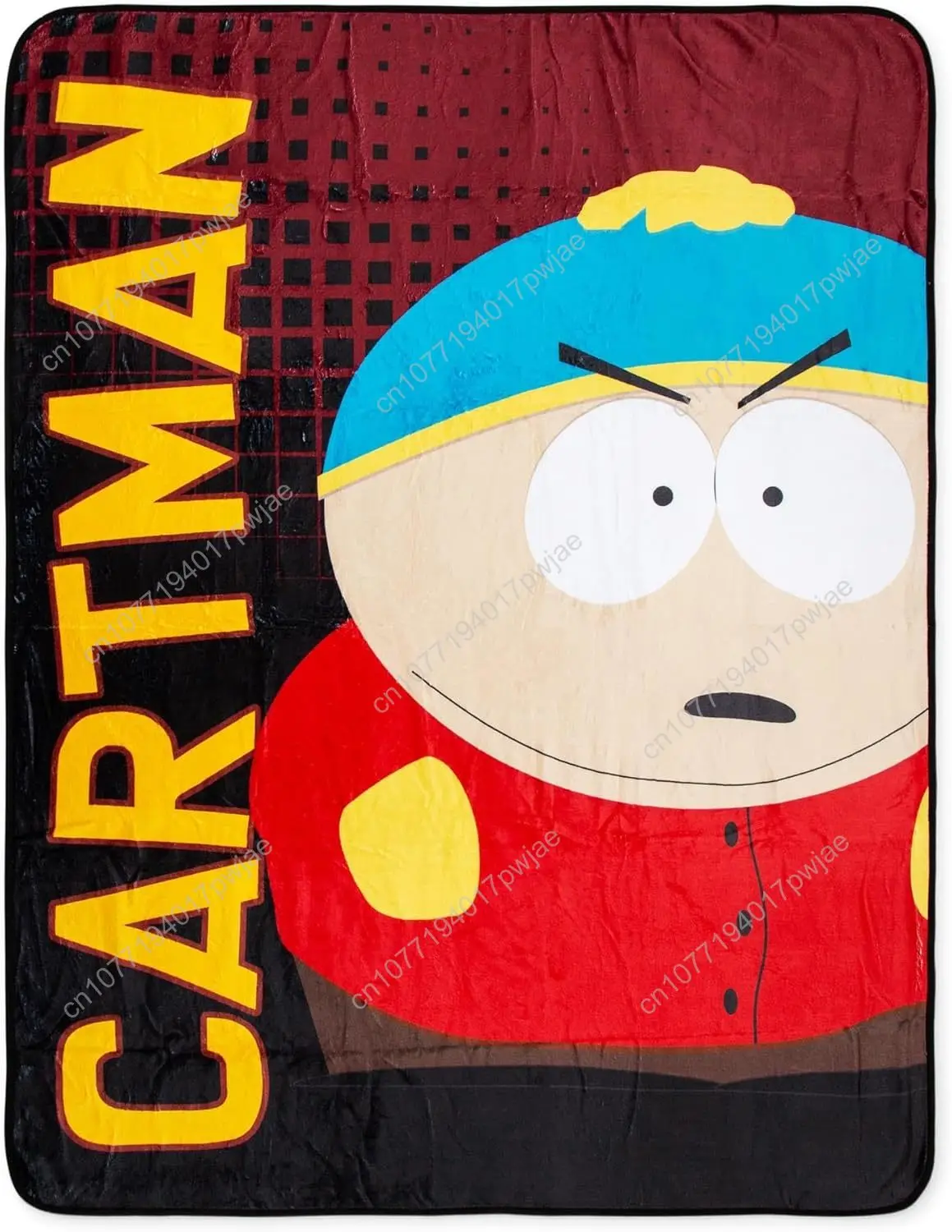 

South Park Eric Cartman Fleece Throw Blanket | Soft Polyester Cover for Sofa, Bed