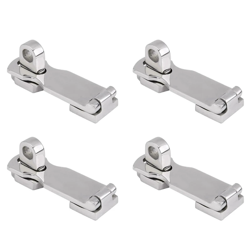 4X Stainless Steel Flush Door Hatch Compartment Folding Bending Hinge Casting For Boat Marine Boat Accessories Marine