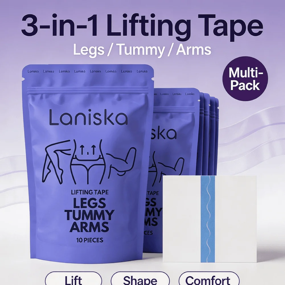 3in1 Invisible Body Lifting Tape Sweatproof No Trace Arm Belly Thigh Shaping Sticker Anti-Loose Skin Long Lasting Body Sculpting