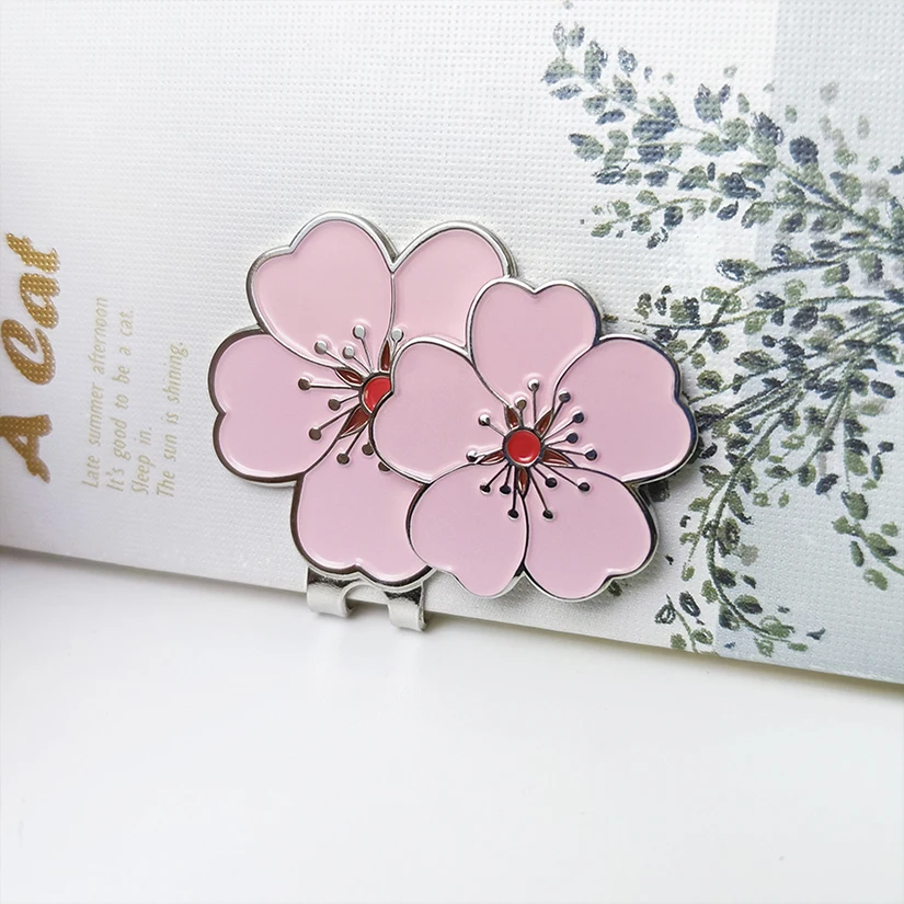Pola Bunga Golf Mark Pink deng - Ball Marker Set ulasan dan harga