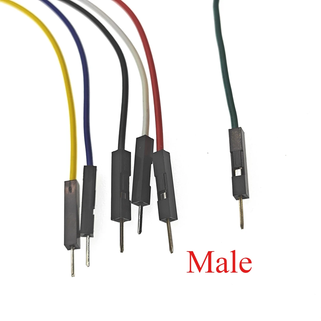 2pcs Color DuPont Wire Turn Test Hook Logic Analyzer Test Hook, Round Test Clip Connect Wire Hook 30cm