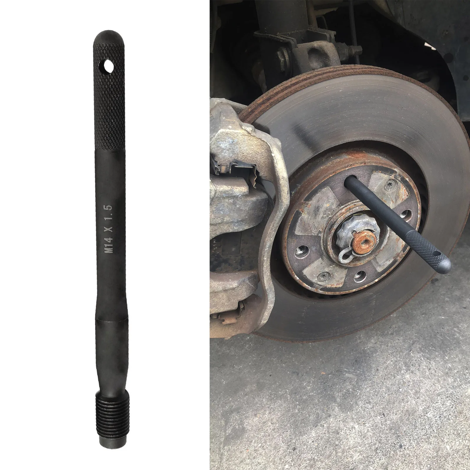 Wheel Hanger Alignment Pin Guide Tool Wheel Lug Bolt Steel Automotive Mechanic Tool Wheel Mounting Guide Bolt Metric