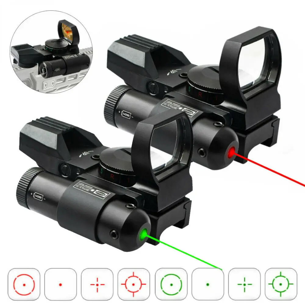 Tactical Green Red Dot Laser Sights With 20MM Picatinny Rail Mount Rifle Pistol Riflescope Sight Hunting Shooting Accessories