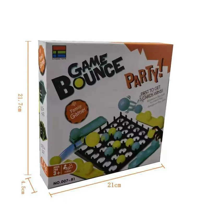 Children's Intelligence Game Table Marbles Bouncing Ball Table Game Bouncing Ball Multiplayer Interactive Board Game Party Fun