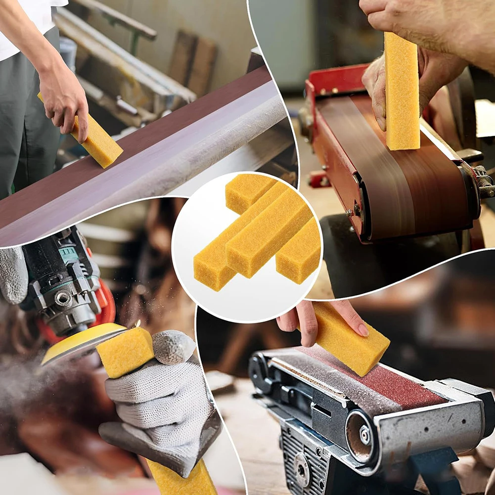 Abrasive Cleaning Eraser Stick Sandpaper Cleaning Stick Natural Rubber Cleaning Block for Sanding Belts Sanding Discs Rough Tape