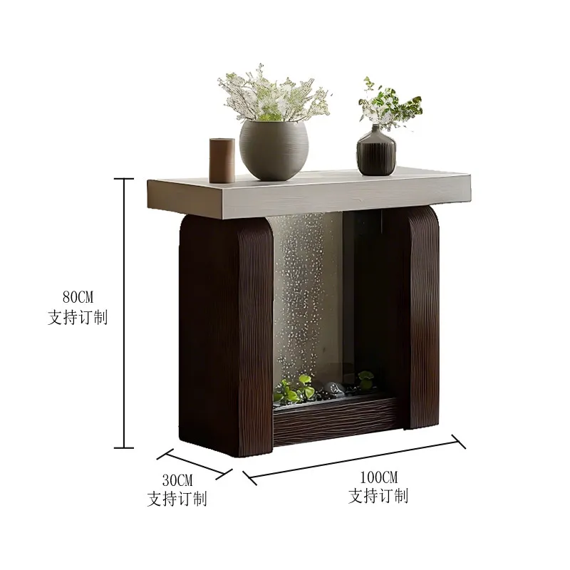 Entrance cabinet floor-to-ceiling water feature living room small apartment courtyard self-circulating water floor tank ornament