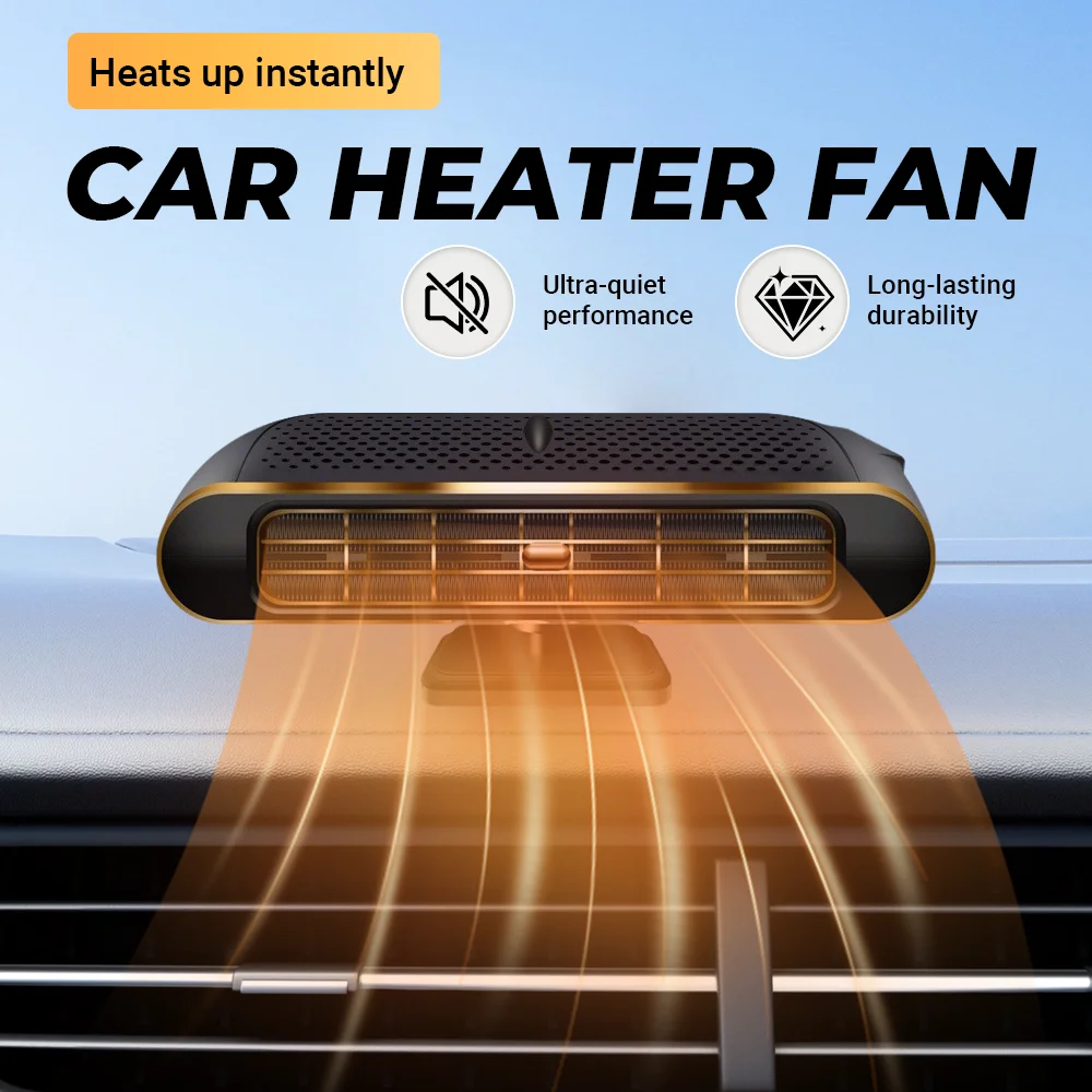 

120 Вт автомобильный обогреватель, электрический вентилятор воздушного охлаждения, 12 В, портативный туманообразователь, обогревательный вентилятор, сушилка, аксессуары для защиты от запотевания лобового стекла