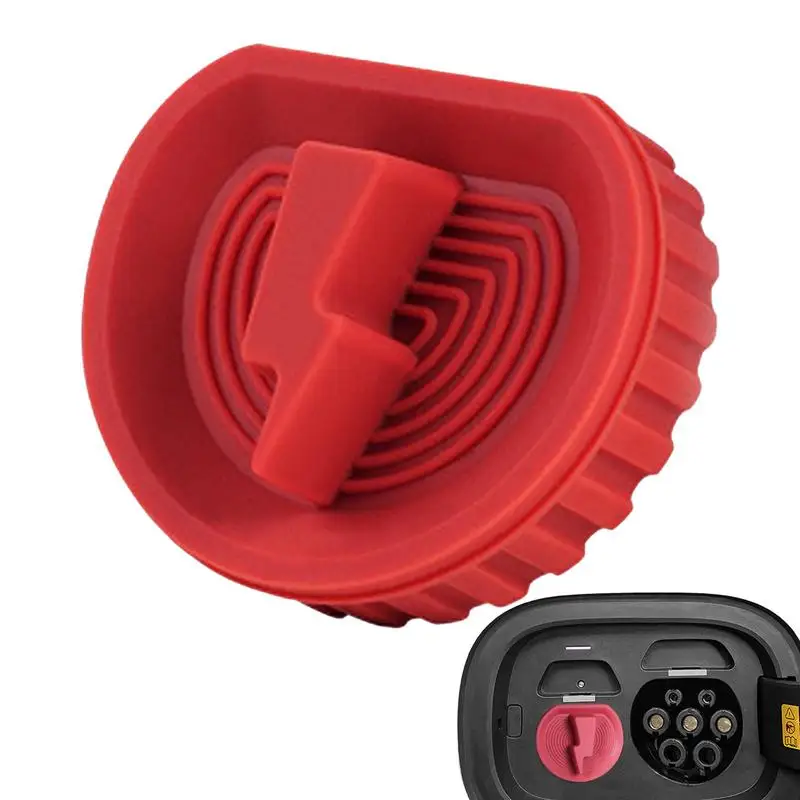 

Ev Charge Port Cover Car Charge Port Dust Plug Waterproof Caps Reusable Silicone Protector Tip For Parking Station Driveway