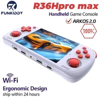 Consola de juegos Retro FUNKIDDY R36H PRO MAX, más de 20000 juegos, reproductores de juegos portátiles Retro ArKOS de código abierto, reproductores de pantalla IPS de 4,2""