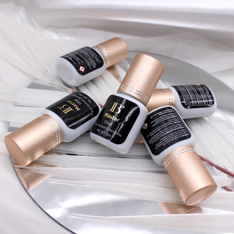 10 Bottles IB Master Glue 0.5s Korea Original Professional IBeauty False Lash Glue for Eyelash Extension 5ml Supplies 7 Weeks