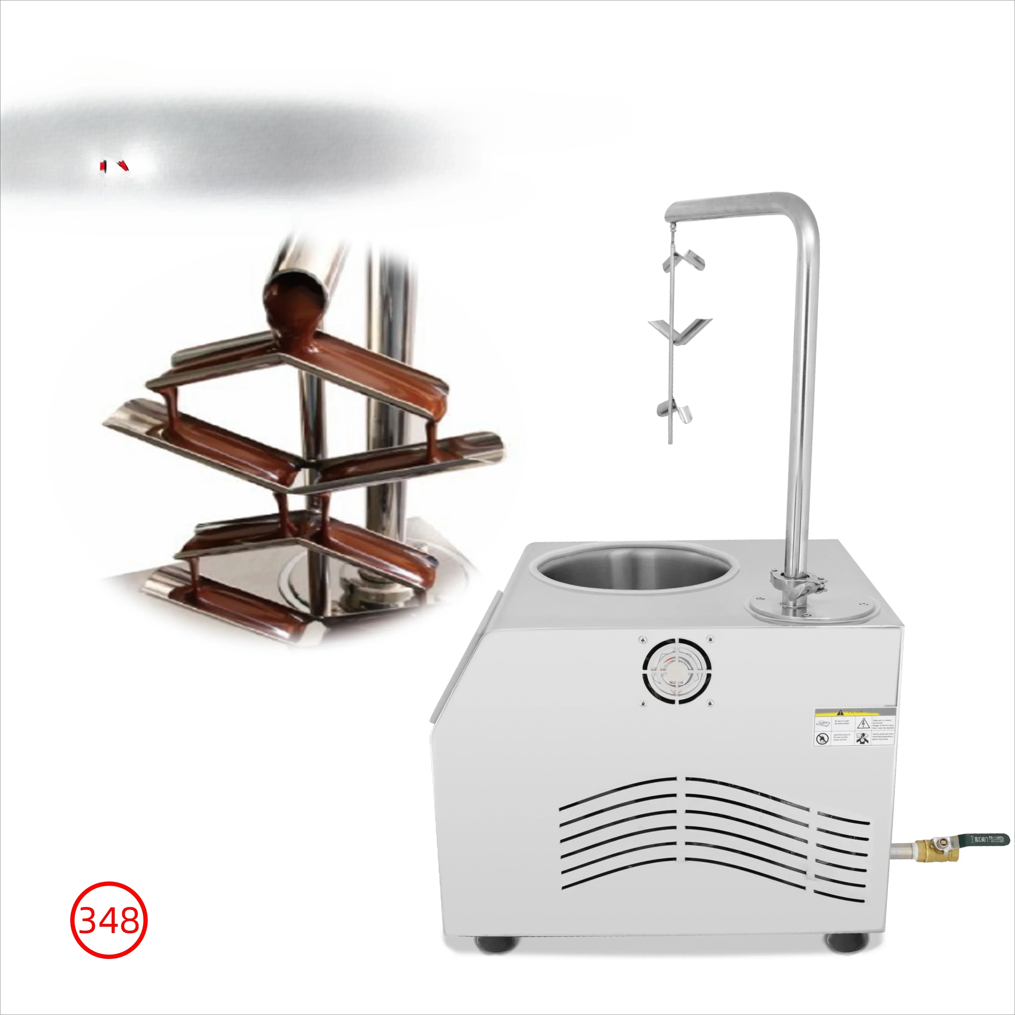 Automatic chocolate machine, small chocolate melting machine, chocolate dispenser, milk multi-function provides 40