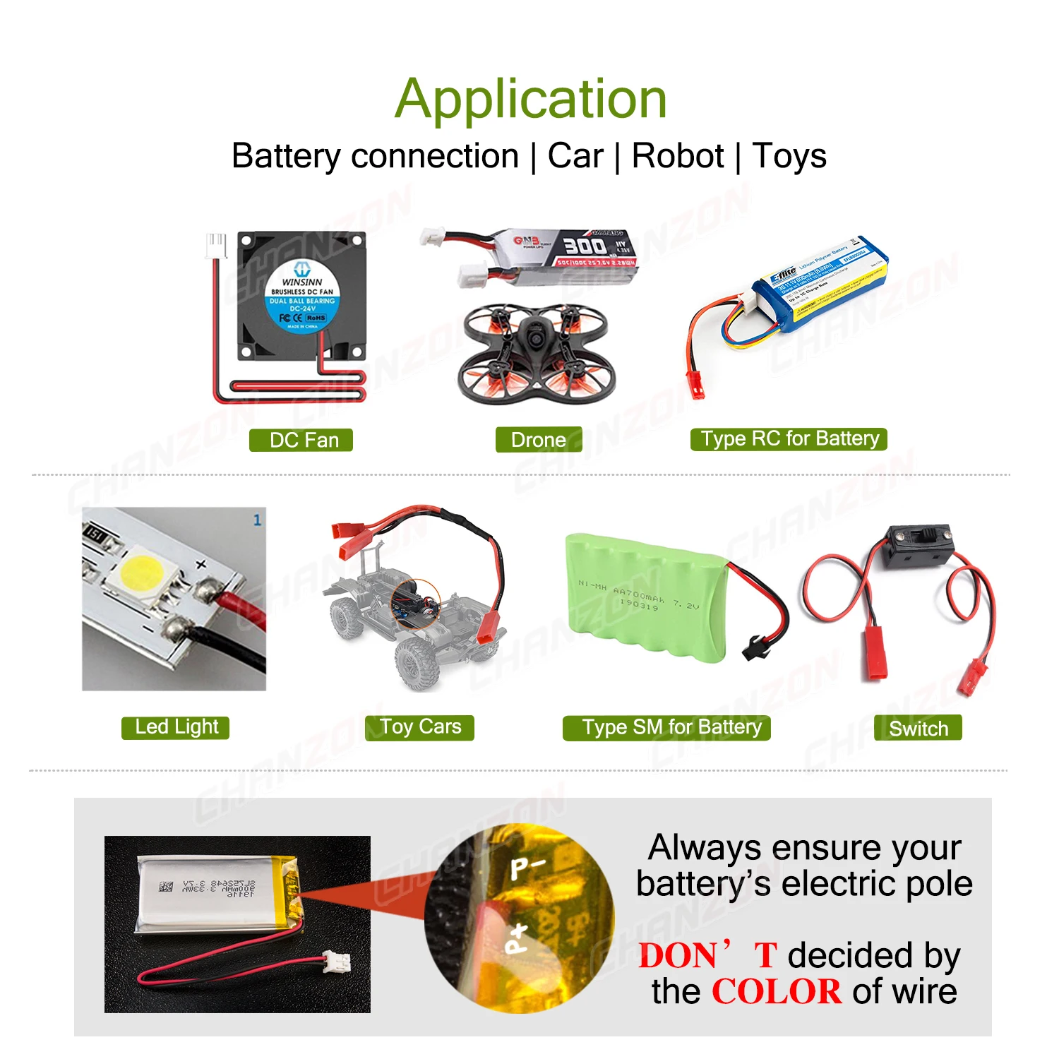 SM XH PH 2.54mm 1.25mm JST Connector Cable for 2 Pin Balance Adapter XH2.54 2.54 1.25 2Pin 2P Battery Male Female Connect Plug