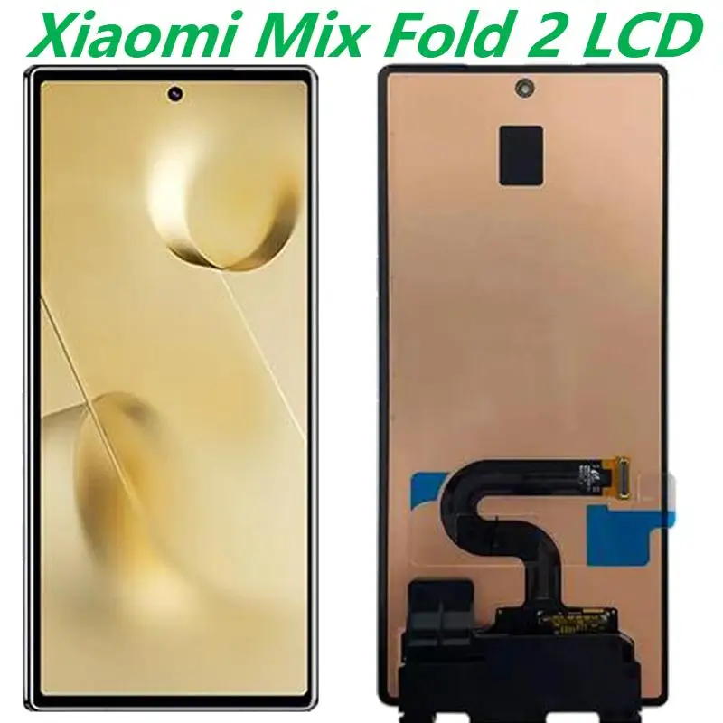 Original AMOLED For Xiaomi Mix Fold 2 LCD Display Touch Panel Screen Digitizer Assembly Mix Fold 2 LCD Screen Replacement Parts