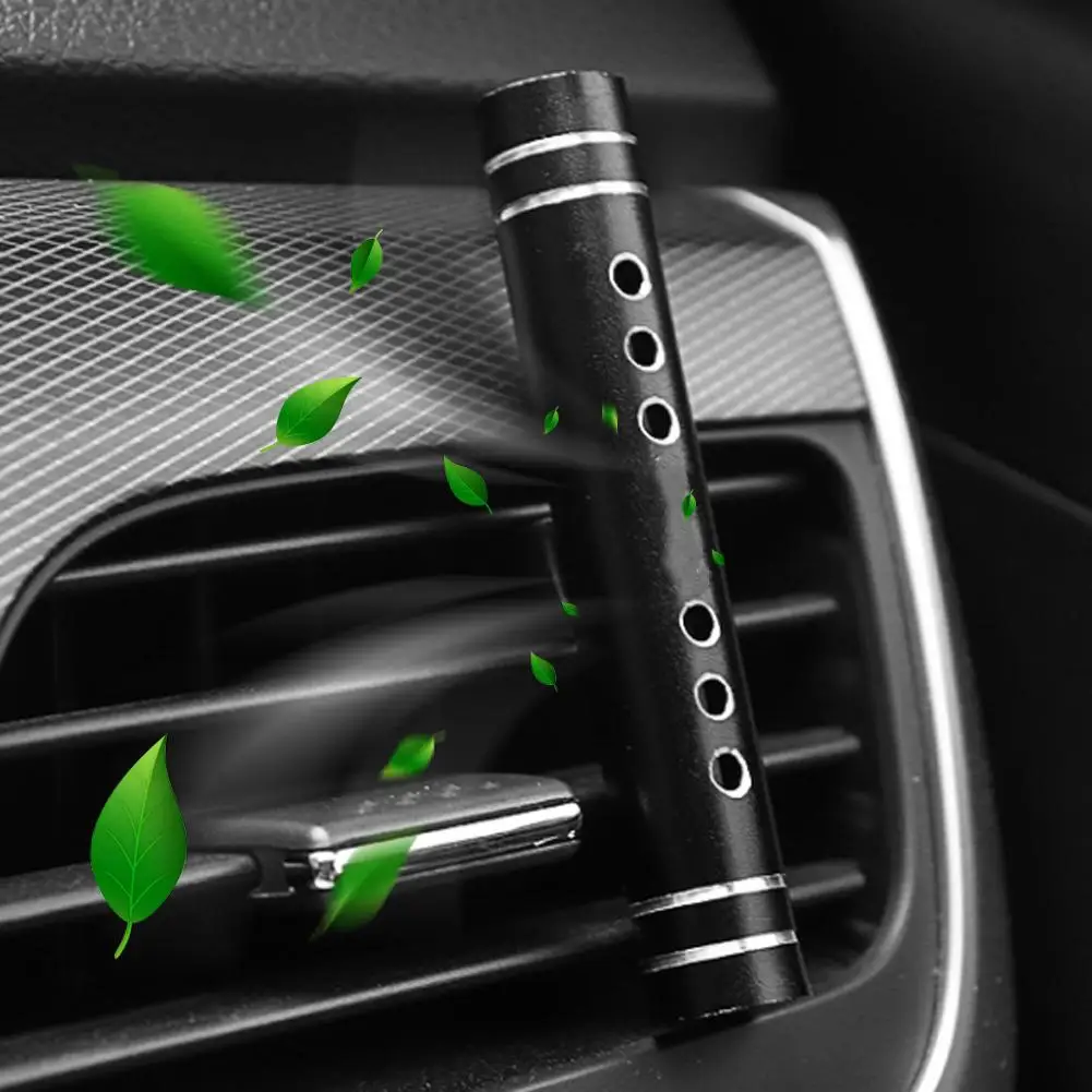 Car Air Fresheners Aroma Diffuser Vent Clips Perfume Essential Oil Sticks Automotive Fragrance Outlet Aromatherapy Aroma Perfume