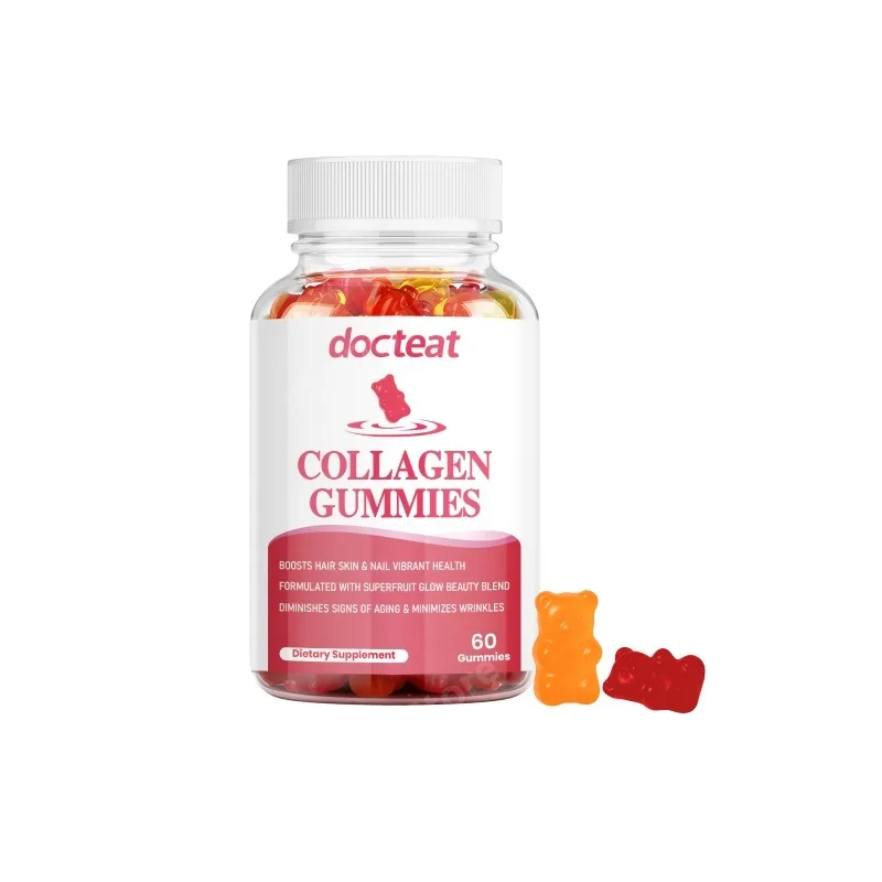 Collagen Gummies with Vitamin A Biotin Daily Nutritional Supplement for Skin Hair Nail Support