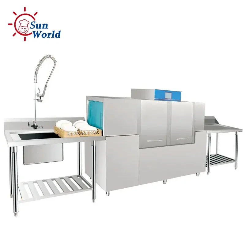 Fully Automatic Dish Washing Kitchen Appliances Hotel School Restaurant Commercial Dishwasher Machine