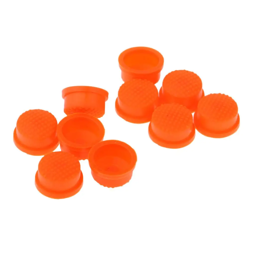 10pcs LED Handheld Flashlight Torch Tail Rubber Switch Button cover and cap for button