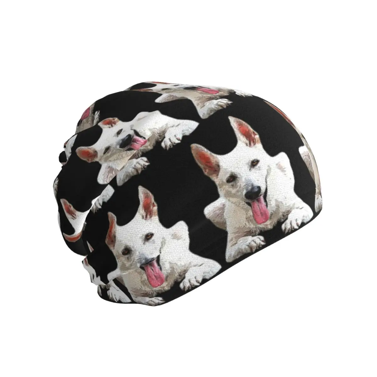 White Swiss Shepherd White German Shepherd Bandana Neck Cover Wrap Mask Scarf Outdoor Sports Balaclava Unisex Adult Breathable