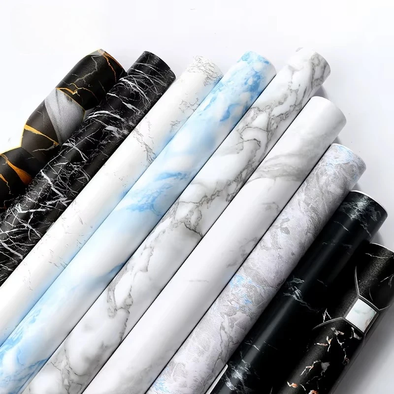 Marble Contact Paper Countertops - Self Adhesive Shelf Drawer Liner - Decorative Contact Wallpaper