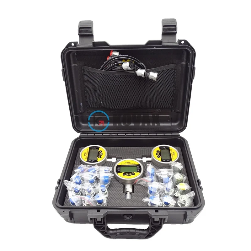 Golden supplier in China Digital Hydraulic Pressure Gauges Excavator Hydraulic Pressure Test Gauges Hydraulic Pressure Test Kit