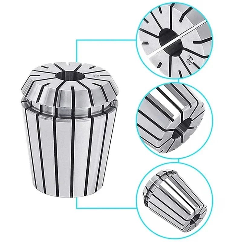 ER AA كوليت مجموعة ER11 ER16 ER20 ER25 ER32 ER40 عالية الدقة 0.008 مللي متر 0.015 مللي متر أدوات حامل لقط ER الربيع جمع تشاك ER